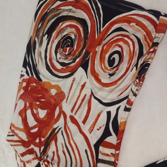 Alexis Wide Sleeve Multicolor Floral Striped Abstract Print Romper Playsuit - Picture 9 of 15